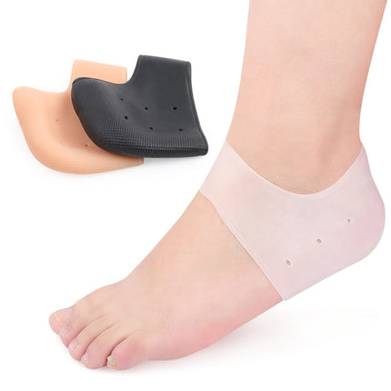 10 Pairs Silicone Anti-Crack Heel Cover, Random Color Delivery(Free Size)-garmade.com