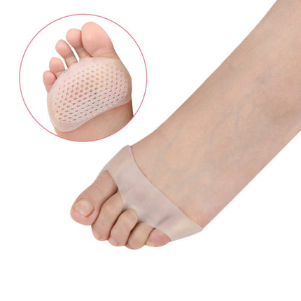 10 Pairs High Heels Honeycomb Sleeve Breathable Anti-Pain Forefoot Pad, Random Color Delivery-garmade.com