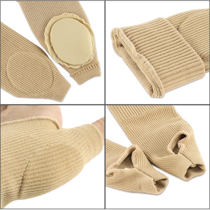 5 Pairs Breathable And Sweat-Absorbent Sports Compression Wrist Warmer Gloves, Random Color Delivery, Size: S-garmade.com