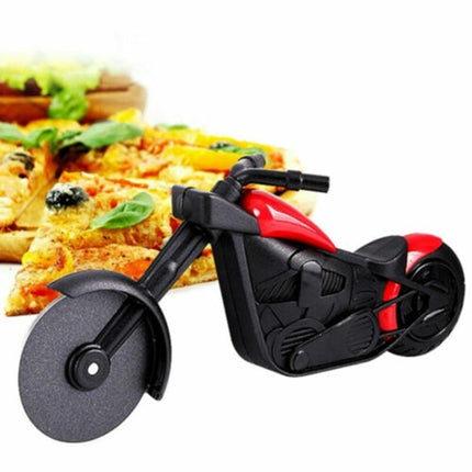 Stainless Steel Motorcycle Shape Pizza Cutter Roller Cutting Pizza Tool-garmade.com