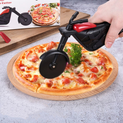 Stainless Steel Motorcycle Shape Pizza Cutter Roller Cutting Pizza Tool-garmade.com