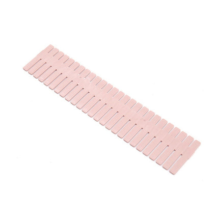 Plastic Drawer Divider Free Combination Classification Storage Board, Specification: 37x7cm(Pink)-garmade.com