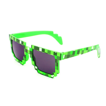 Fashion Sunglasses Action Game Toys Square Glasses(Green)-garmade.com