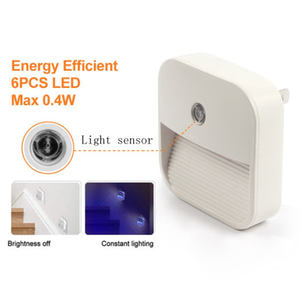 2 PC Energy-Saving & Deodorizing Wireless Infrared Light Control LED Night Light, US Plug-garmade.com