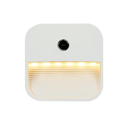 4 PCS Light Control Smart Sensor Night Light Bedroom LED Light, US Plug, Style:Dimmable, Specification:6LED-garmade.com