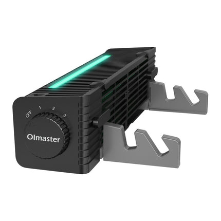 Olmaster Notebook High Air Volume Radiator USB Fan Bracket, Style:Square RGB CF-1692RGB-garmade.com