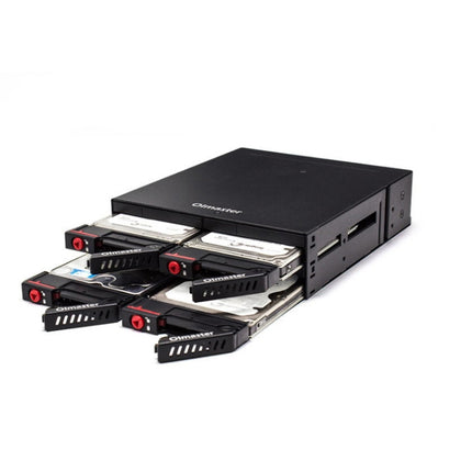 OImaster MR-6401 Four-Bay Chassis Built-In Optical Drive Hard Disk Box-garmade.com