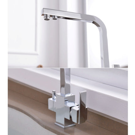 Copper Kitchen Sink Hot&Cold Water Purifier Faucet, Specification: Chrome-garmade.com