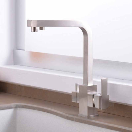 Copper Kitchen Sink Hot&Cold Water Purifier Faucet, Specification: Drawing-garmade.com