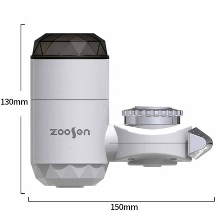 Zoosen Electric Hot Water Faucet Connection Type Instant Hot Water Faucet EU Plug, Style:With shower Head Connector-garmade.com