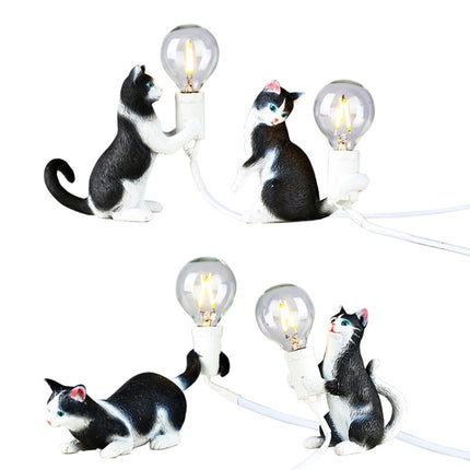 Cat Light Animal Table Lamp Mini Night Light, Power Plug:US Plug(Look at the Tail)-garmade.com