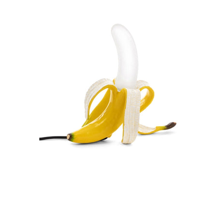 Banana Table Lamp Bedroom Decoration Lamp, Specification: US Plug, Style:Standing Posture(Spray Paint)-garmade.com