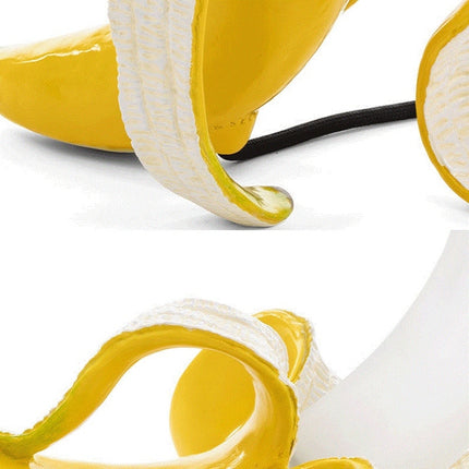 Banana Table Lamp Bedroom Decoration Lamp, Specification: US Plug, Style:Standing Posture(Plating)-garmade.com