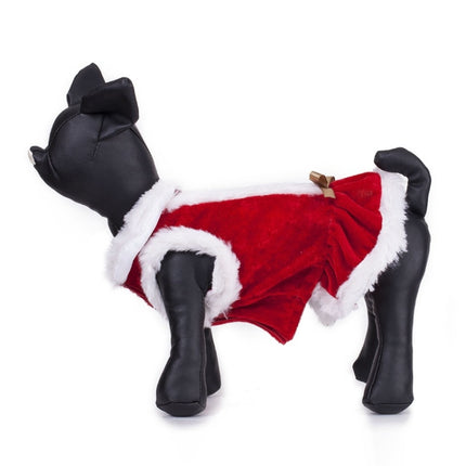 Pet Supplies Christmas Pet Clothing Dog Skirt, Size: S(Red)-garmade.com