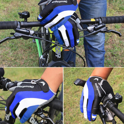 DemonKnights Cycling Gloves Full Finger Bicycle Gloves Outdoor Sports Equipment, Size: M(Pampas Storm)-garmade.com