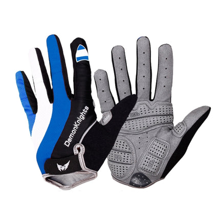 DemonKnights Cycling Gloves Full Finger Bicycle Gloves Outdoor Sports Equipment, Size: L(Pampas Storm)-garmade.com