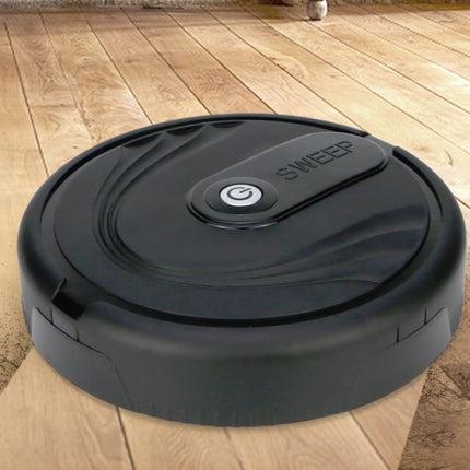 Smart Sweeping Robot Household Hair Cleaner, Specification:Battery Version(Black)-garmade.com