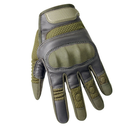 B28 Outdoor Rding Motorcycle Protective Anti-Slip Wear-Resistant Mountaineering Sports Gloves, Size: M(Army Green)-garmade.com