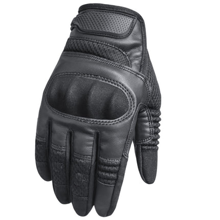 B28 Outdoor Rding Motorcycle Protective Anti-Slip Wear-Resistant Mountaineering Sports Gloves, Size: XL(Black)-garmade.com