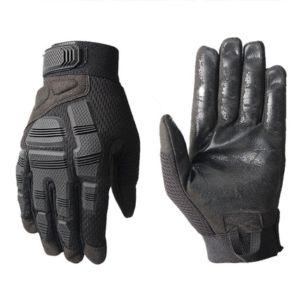 B33 Outdoor Mountaineering Riding Anti-Skid Protective Motorcycle Gloves, Size: S(Black)-garmade.com