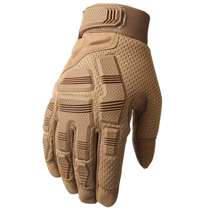 B33 Outdoor Mountaineering Riding Anti-Skid Protective Motorcycle Gloves, Size: S(Brown)-garmade.com