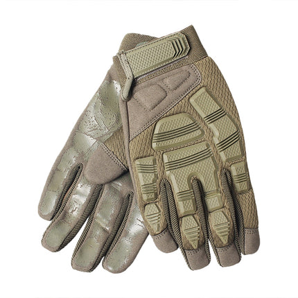 B33 Outdoor Mountaineering Riding Anti-Skid Protective Motorcycle Gloves, Size: M(Army Green)-garmade.com