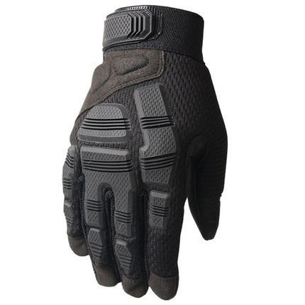 B33 Outdoor Mountaineering Riding Anti-Skid Protective Motorcycle Gloves, Size: L(Black)-garmade.com