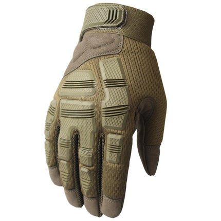 B33 Outdoor Mountaineering Riding Anti-Skid Protective Motorcycle Gloves, Size: L(Army Green)-garmade.com