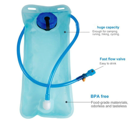 2 PCS Outdoor Cycling Water Bag Sports Water Bottle Backpack Water Bag, Random Style Delivery, Capacity:2L-garmade.com