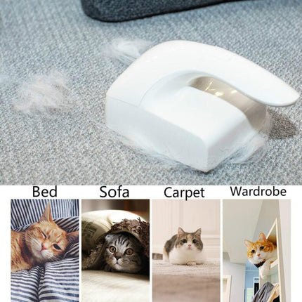 Household Clothes Sofa Carpet Hair Sticking Device Pet Dog Hair Removal Device Cat Brush Hair Device Hair Cleaning Daily Necessities(White)-garmade.com