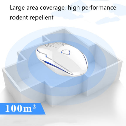 DC-9015 Household Energy-saving Multi-function Variable Frequency Ultrasonic Electronic Mouse and Mosquito Repellent, Style:UK Plug(White)-garmade.com