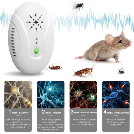DC-9007 Ultrasonic Mosquito Repellent Portable Insect Repellent, Style:UK Plug(Black)-garmade.com