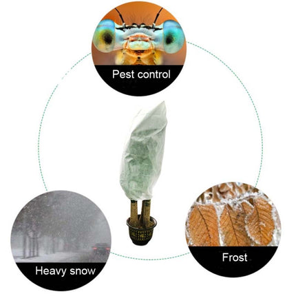 2 PCS Plant Freeze-Proof Cover Autumn And Winter Cold-Proof Tree Cover Non-Woven Plant Antifreeze Bag, Specification: 0.6mx0.8m-garmade.com