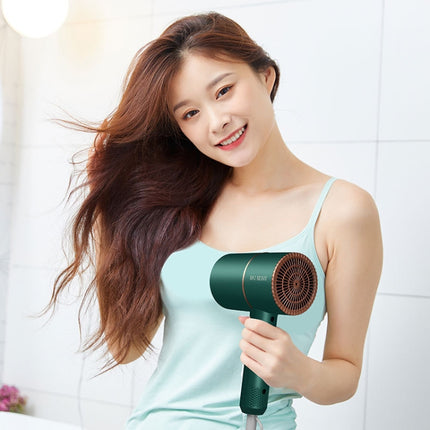 DAI HEART BG-F01 Home Dormitory Silent Negative Ion Hair Dryer, CN Plug( Emerald Green)-garmade.com