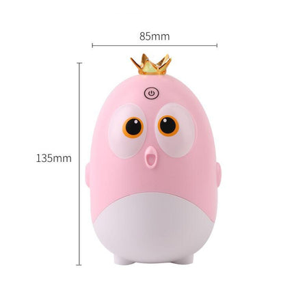 Cute Chicken Crown Office Desktop USB Humidifier Home Mute Aroma Diffuser(Light Pink)-garmade.com
