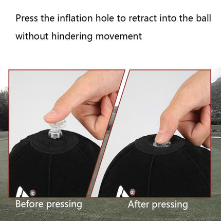 PGM JZQ012 Golf Inflatable Ball Swing Trainer Arm Corrector Auxiliary Correction Trainer(Gray)-garmade.com