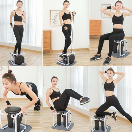 Stool Stepper Household Mini Hydraulic Silent Mountaineering Pedal Machine Multifunctional Fitness Stepper without Handle-garmade.com