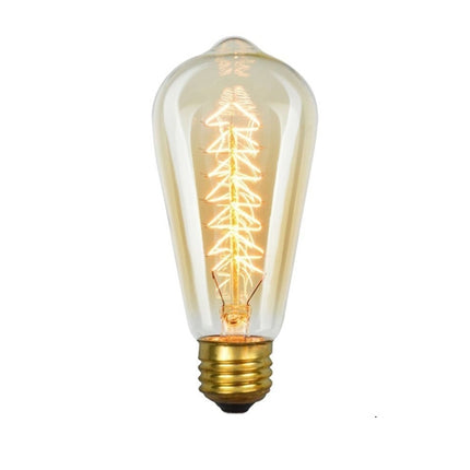 E27 40W Retro Edison Light Bulb Filament Vintage Ampoule Incandescent Bulb, AC 220V(ST64 Christmas tree)-garmade.com