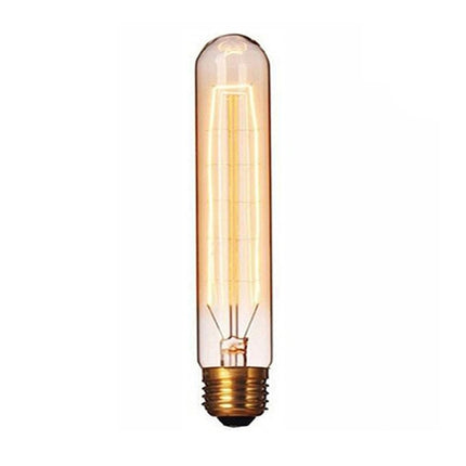 E27 40W Retro Edison Light Bulb Filament Vintage Ampoule Incandescent Bulb, AC 220V(T185 Filament)-garmade.com