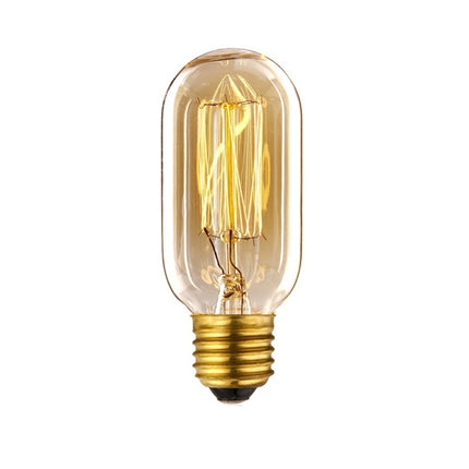 E27 40W Retro Edison Light Bulb Filament Vintage Ampoule Incandescent Bulb, AC 220V(T45 Filament)-garmade.com