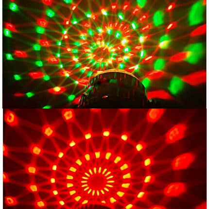 MGY-019 6W Remote Control LED Crystal Magic Ball Light Colorful Rotating Stage Laser Light, Specification: US Plug-garmade.com