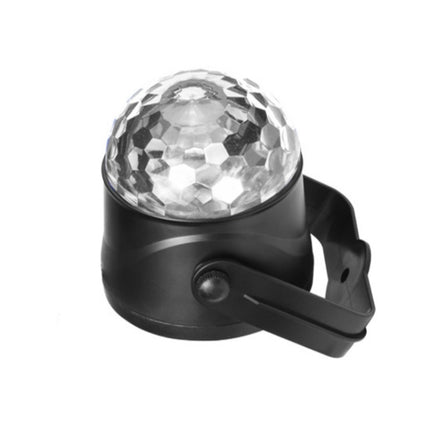 MGY-019 6W Remote Control LED Crystal Magic Ball Light Colorful Rotating Stage Laser Light, Specification: UK Plug-garmade.com