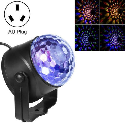 MGY-019 6W Remote Control LED Crystal Magic Ball Light Colorful Rotating Stage Laser Light, Specification: AU Plug-garmade.com