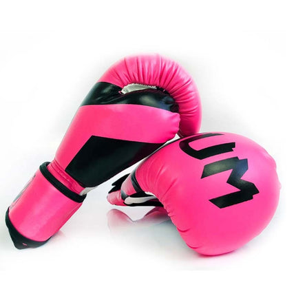 NW-036 Boxing Gloves Adult Professional Training Gloves Fighting Gloves Muay Thai Fighting Gloves, Size: 6oz(Pink)-garmade.com