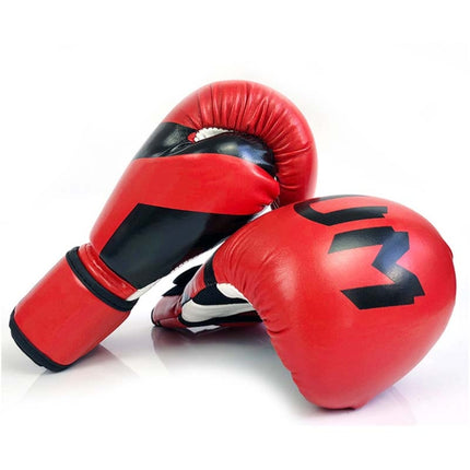 NW-036 Boxing Gloves Adult Professional Training Gloves Fighting Gloves Muay Thai Fighting Gloves, Size: 10oz(Red)-garmade.com