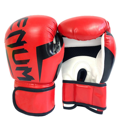 NW-036 Boxing Gloves Adult Professional Training Gloves Fighting Gloves Muay Thai Fighting Gloves, Size: 10oz(Fluorescent Orange)-garmade.com