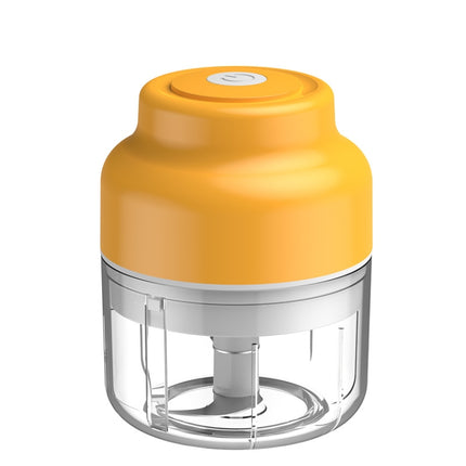 Wireless USB Charging Garlic Machine Baby Food Supplement Machine, Style:100ml Twisted Garlic( Yellow)-garmade.com