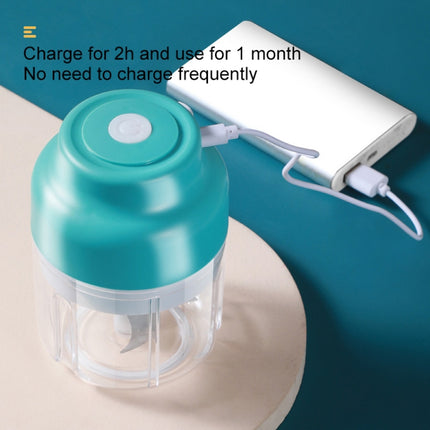 Wireless USB Charging Garlic Machine Baby Food Supplement Machine, Style:100ml Twisted Meat(Blue)-garmade.com