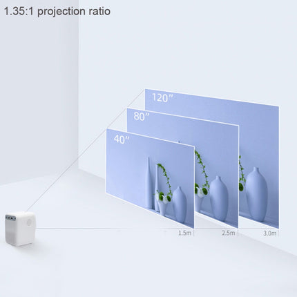 Xiaomi T2 Free Wanbo Projector 1920x1080 150 Lumens Home Ultra HD LED Projector-garmade.com