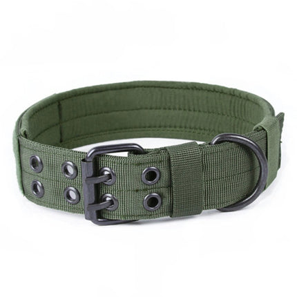 Multifunctional Adjustable Dog Leash Pet Outdoor Training Wear-Resistant Pull-Resistant Collar, Size:M(Green)-garmade.com